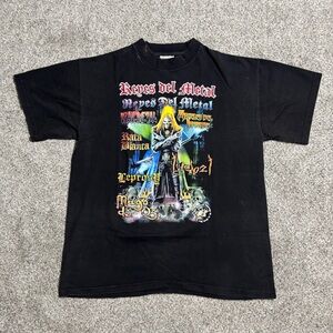 Vintage Rare Reyes Del Metal Shirt